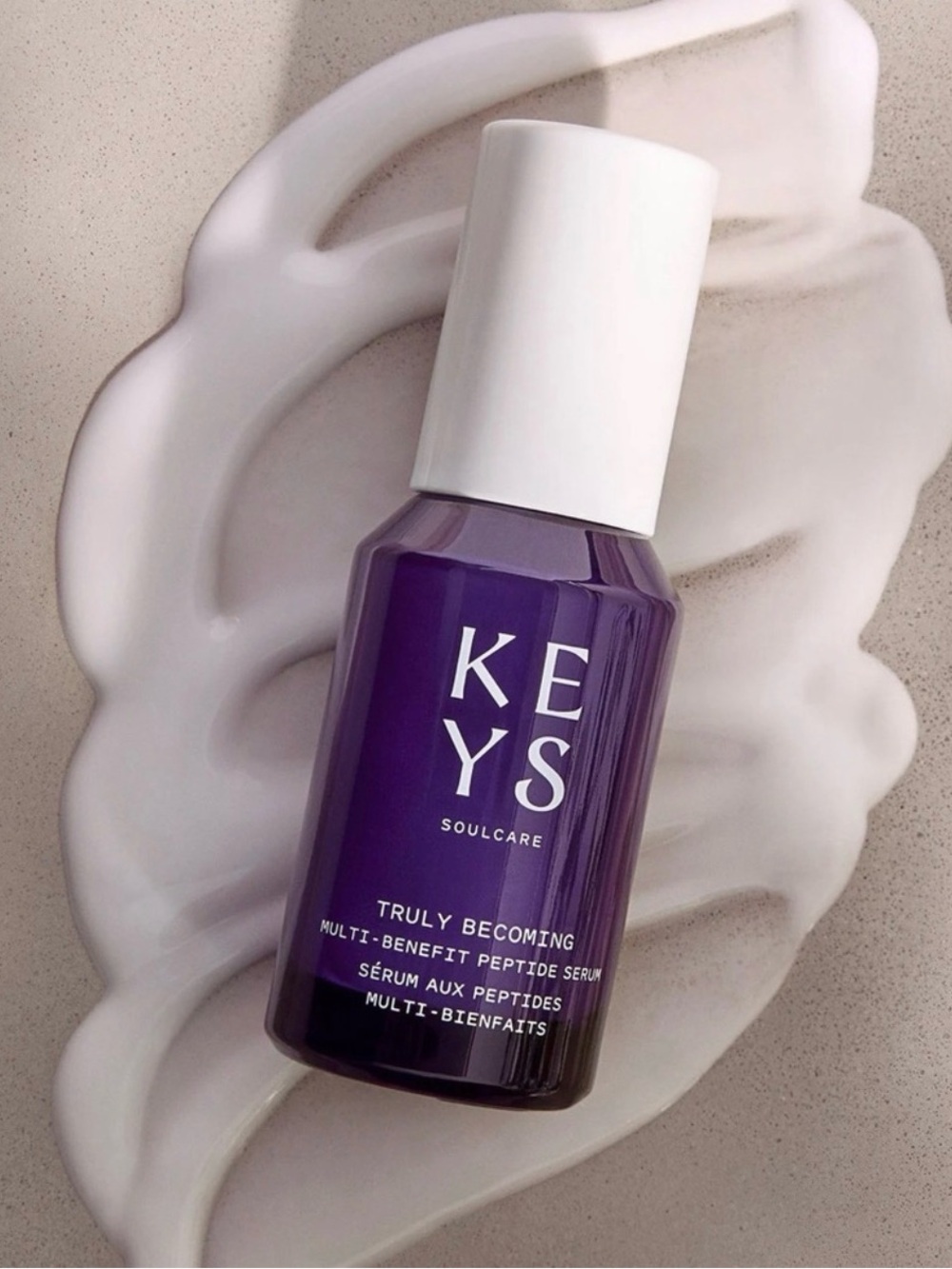 KEYS Soulcare Truly Becoming Multi-Benefit Peptide Serum - Purple/White